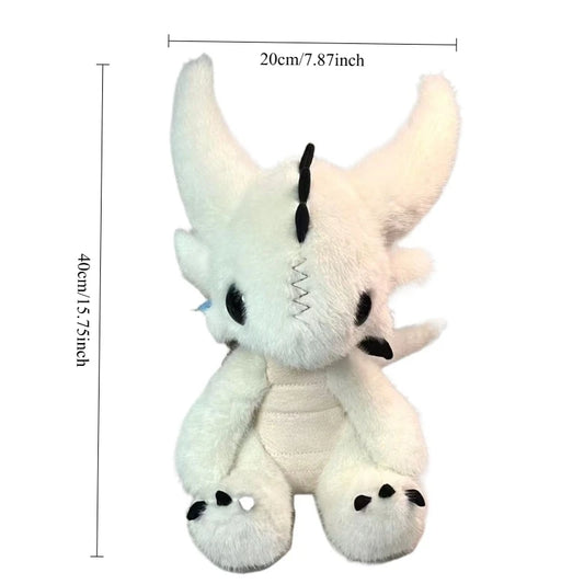 1pcs2026 Plush Toys for Dogs, Cute Fantasy Beast Devil Little Flying Dragon Dog Plush Toy, Little White Dragon Dog Plush Toy, wi