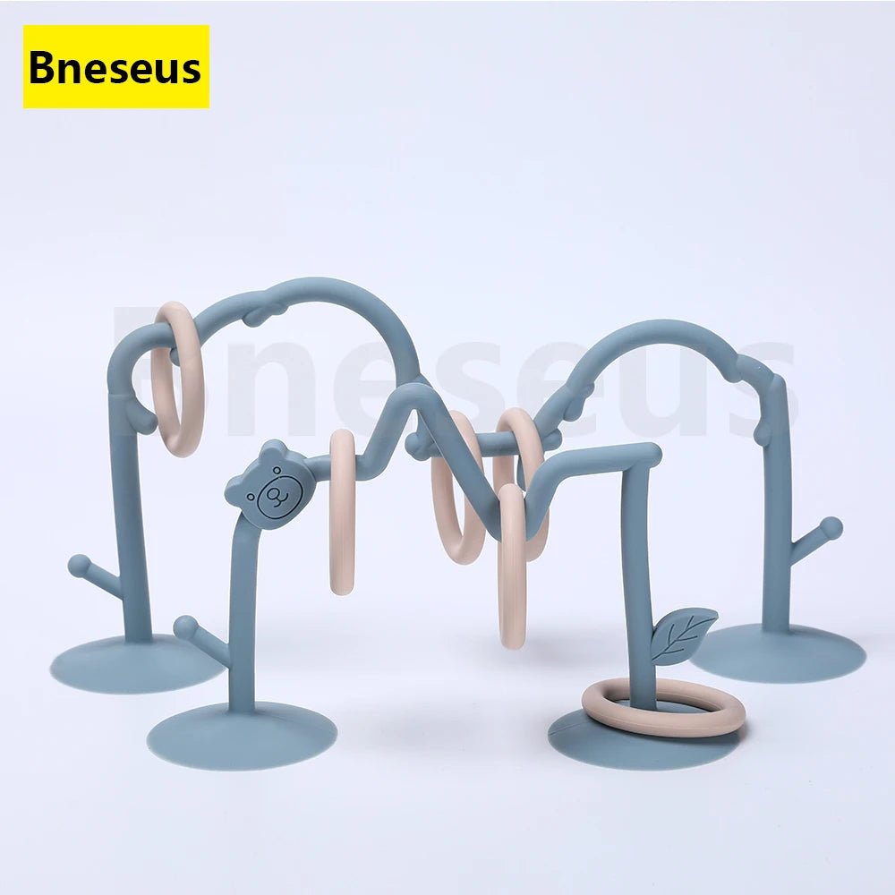 Silicone Toy High Chair Bead Stringing Educational Montessori Concept Stress Relief Children's Gift