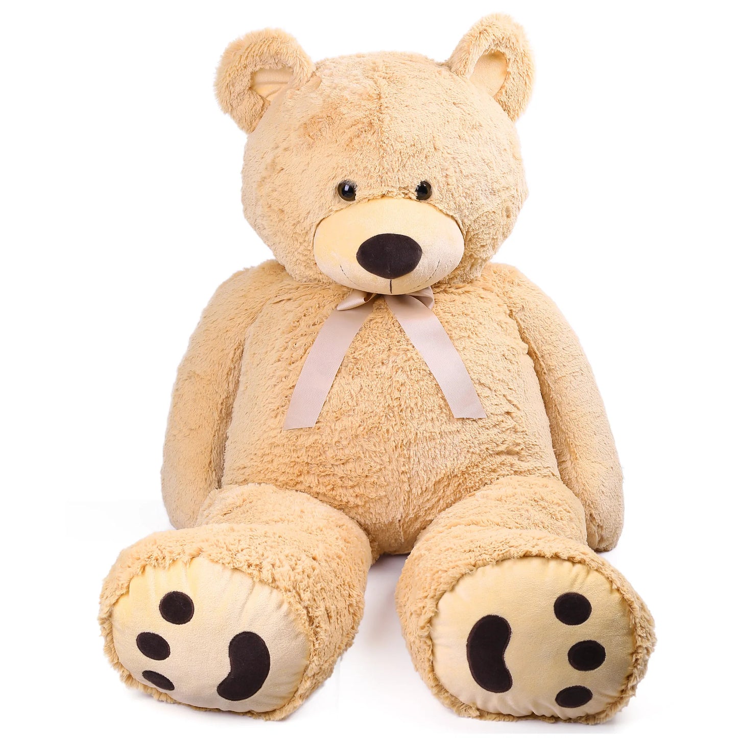 Giant Teddy Bear Stuffed Animals, 5Ft Cuddly Big Bear Plush, Large Stuffed Cute Toy, Girls Girlfriend Christmas Birthday Gifts
