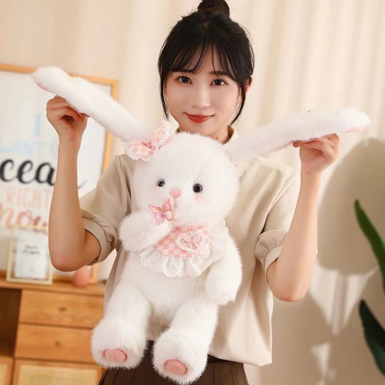 New baby series plush toys for children doll Cute rabbit Bear sofa living room decoration Christmas gift