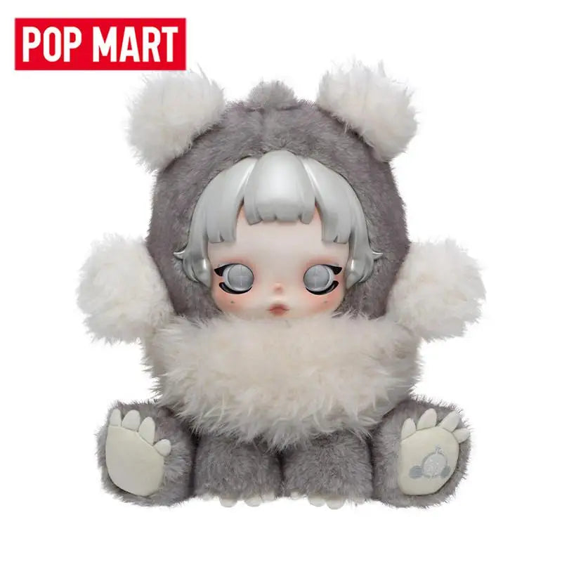 POP MART SKULLPANDA Punk Panda Plush Doll Series Mystery Box Genuine Blind Box Guess Toys Bag Ornament Figurines Home Decor