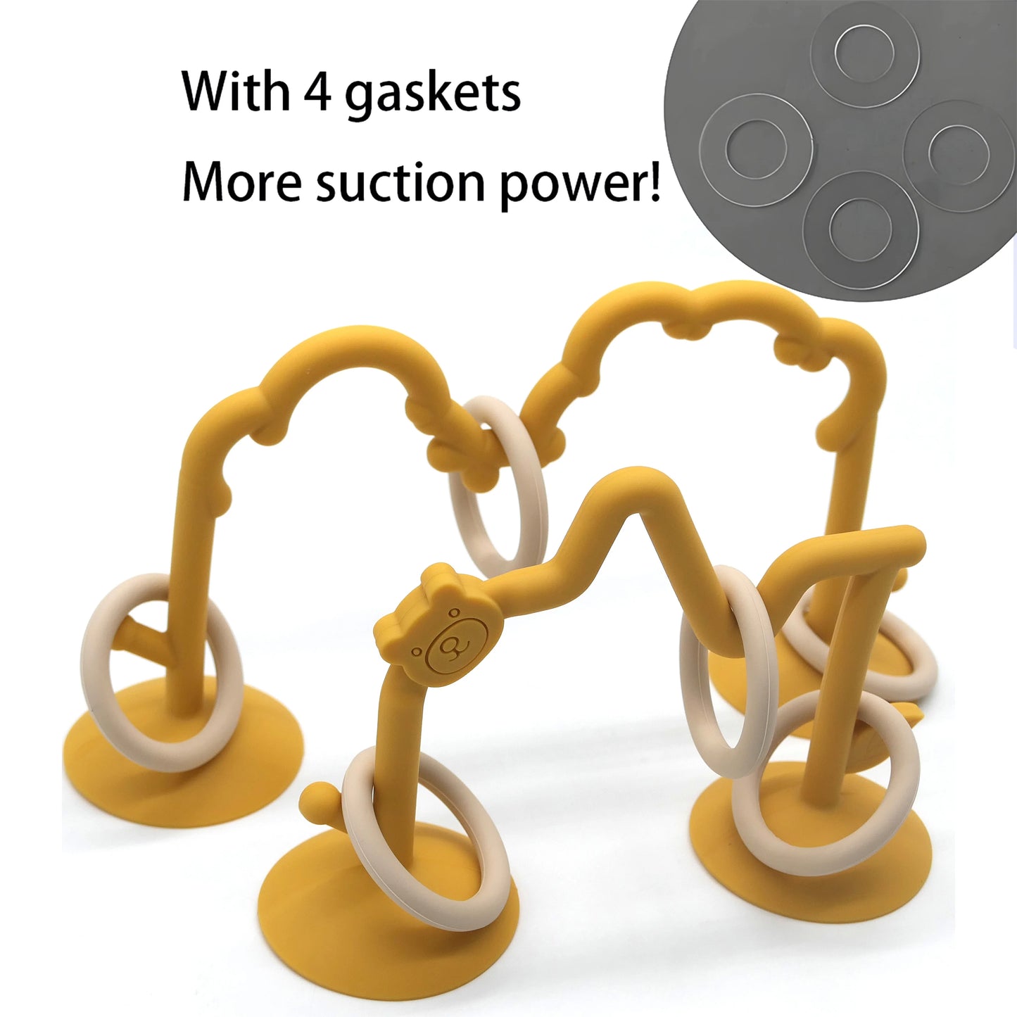 Silicone Toy High Chair Bead Stringing Educational Montessori Concept Stress Relief Children's Gift