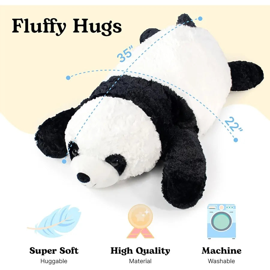 Extra Large Stuffed Teddy Bear Hugging Toy Giant Sleeping Plush Body Pillow for Bedroom Bed Big Brown Fluffy and Soft for Boys