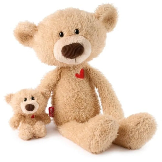 GUND Near or Far Bears Premium Large Small Teddy Bears with Voice Recording Cbility Stuffed Animals for Ages 1 and Up Brown 16