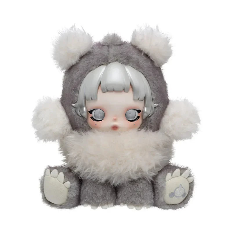 POP MART SKULLPANDA Punk Panda Plush Doll Series Mystery Box Genuine Blind Box Guess Toys Bag Ornament Figurines Home Decor