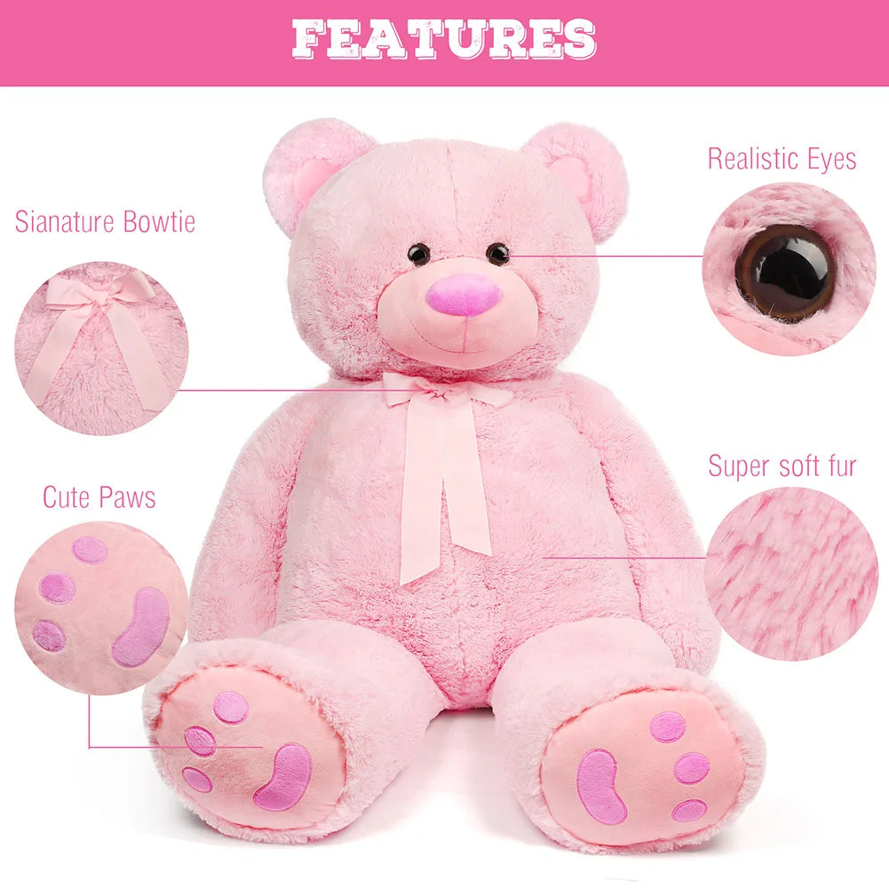 New Huggale High Quality Toy Cute Cartoon Big Teddy Bear Plush Toys Stuffed Plush Animals Bear Doll Birthday Christmas Gift