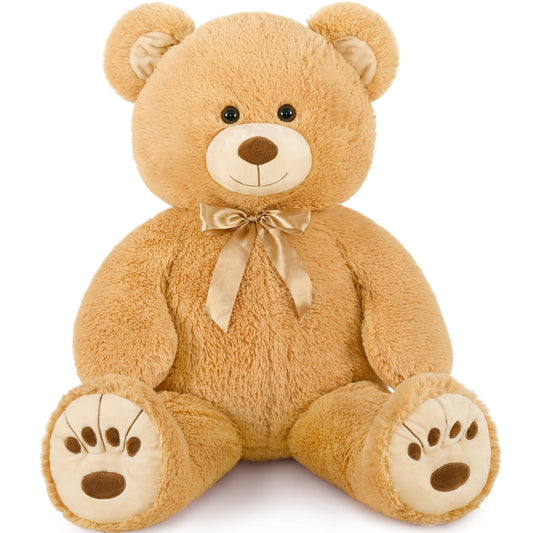 MorisMos Giant Teddy Bear Stuffed Animal, Big Teddy Bear Life Size, 36in Large Bear Cuddly Soft for Baby Shower, Boys, Girls