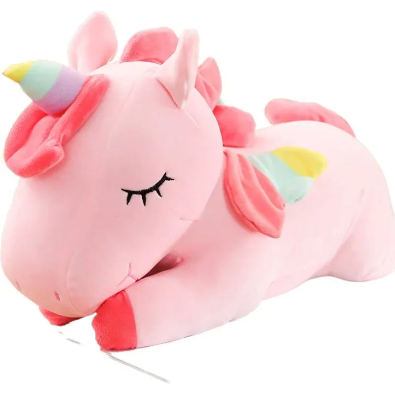 25cm-35CM Kawaii Giant Unicorn Plush Toy Soft Stuffed Unicorn Soft Dolls Animal Horse Toys For Children Pillow Birthday Gifts