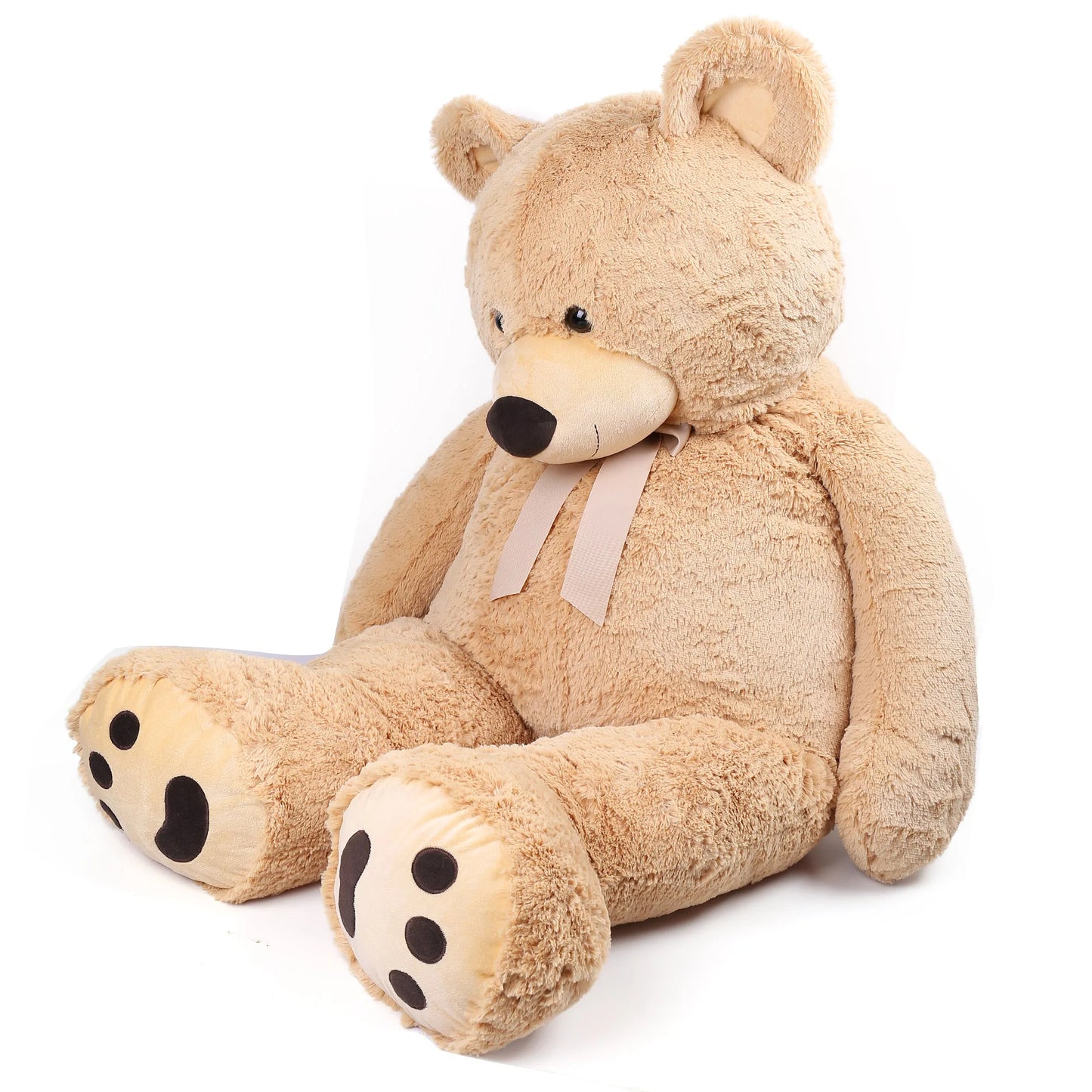 Giant Teddy Bear Stuffed Animals, 5Ft Cuddly Big Bear Plush, Large Stuffed Cute Toy, Girls Girlfriend Christmas Birthday Gifts