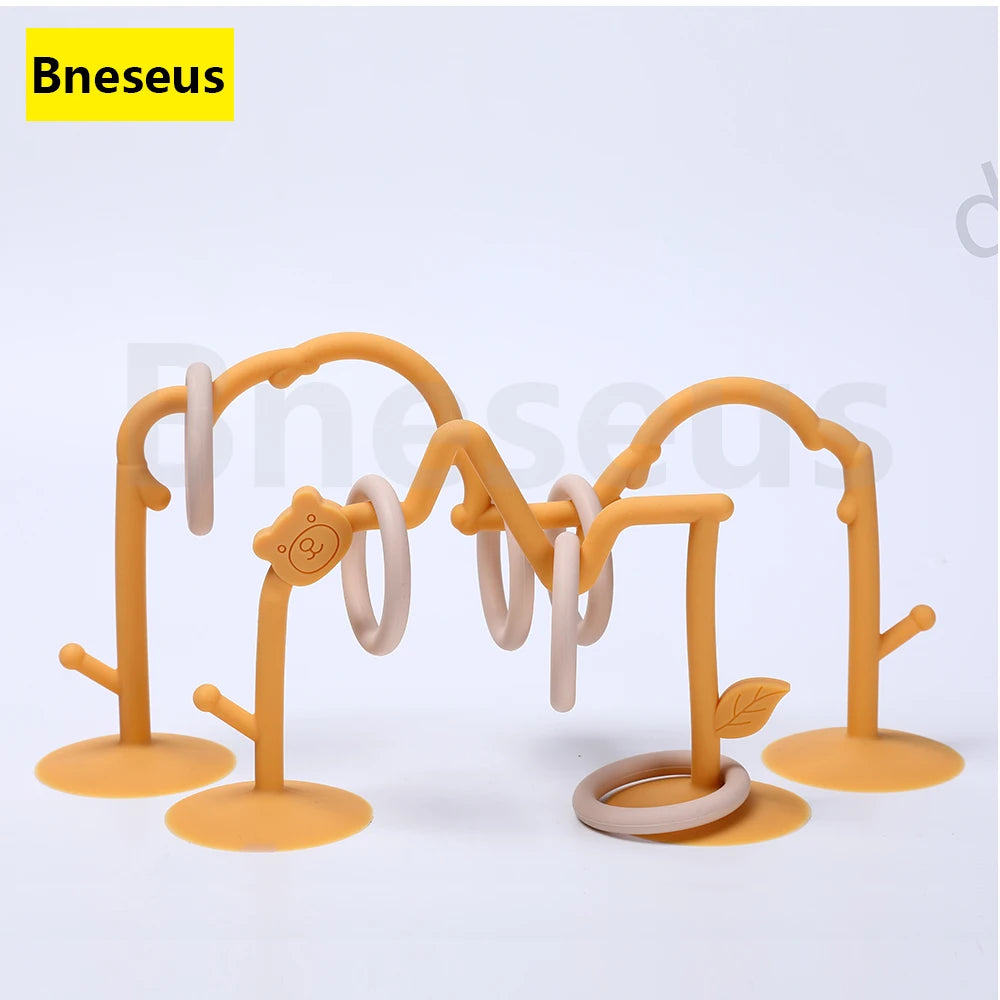 Silicone Toy High Chair Bead Stringing Educational Montessori Concept Stress Relief Children's Gift