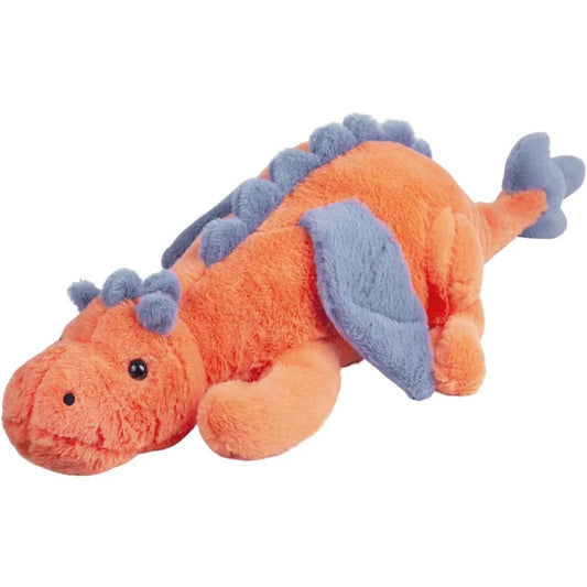 ARELUX Giant 50in 3Lb Big Orange Dragon Large Stuffed Animals Cute Plush Toy Fuzzy Jumbo Dinosaur Pillow Plushies with Wings Cu