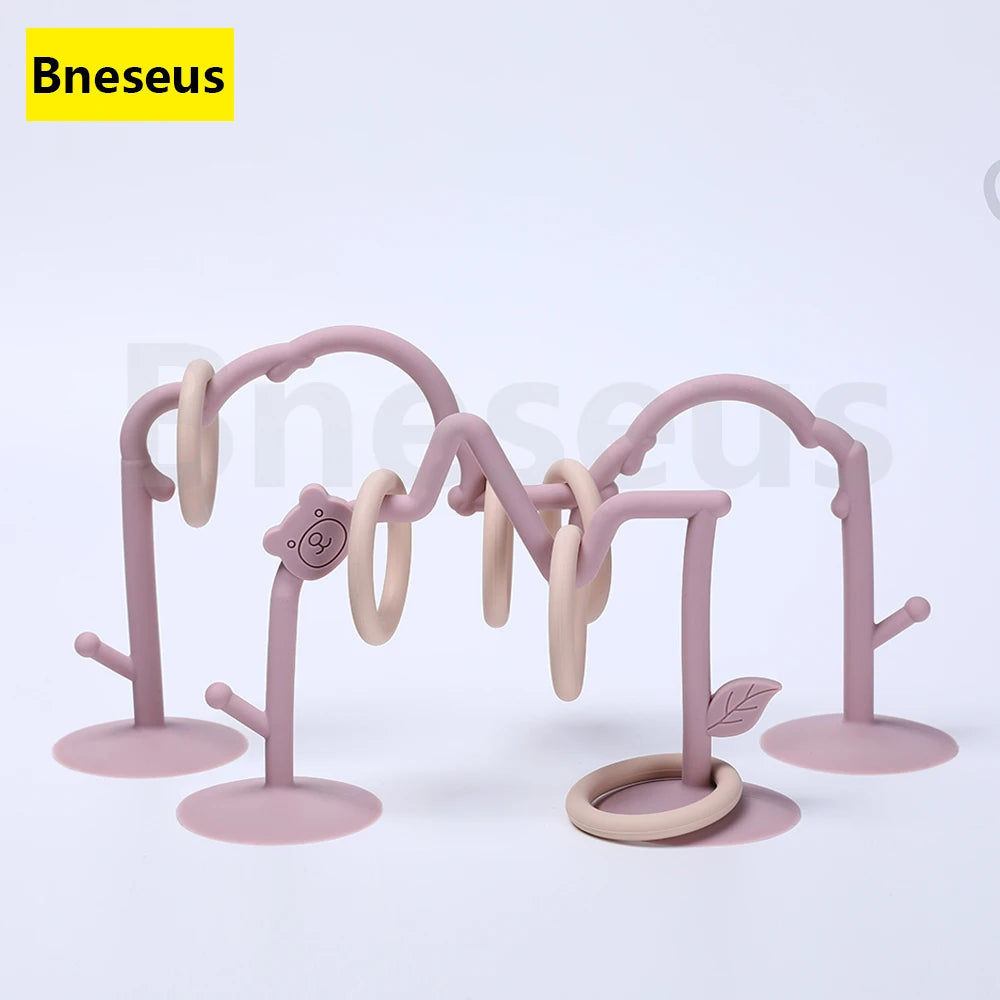 Silicone Toy High Chair Bead Stringing Educational Montessori Concept Stress Relief Children's Gift