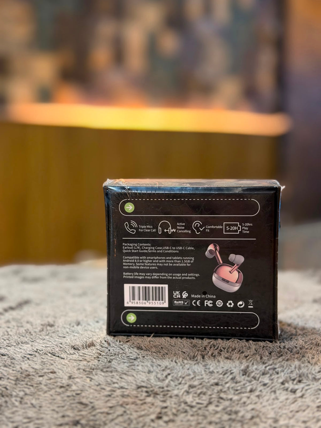 Buds Pro 4 TWS Earbuds – Rose Gold Edition