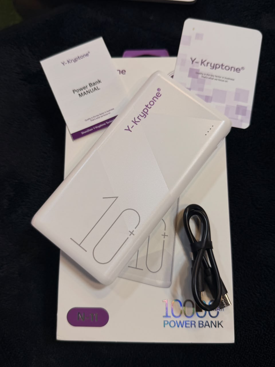 Y-Kryptone GT-11 10000mAh Power Bank – 22.5W Fast Charging