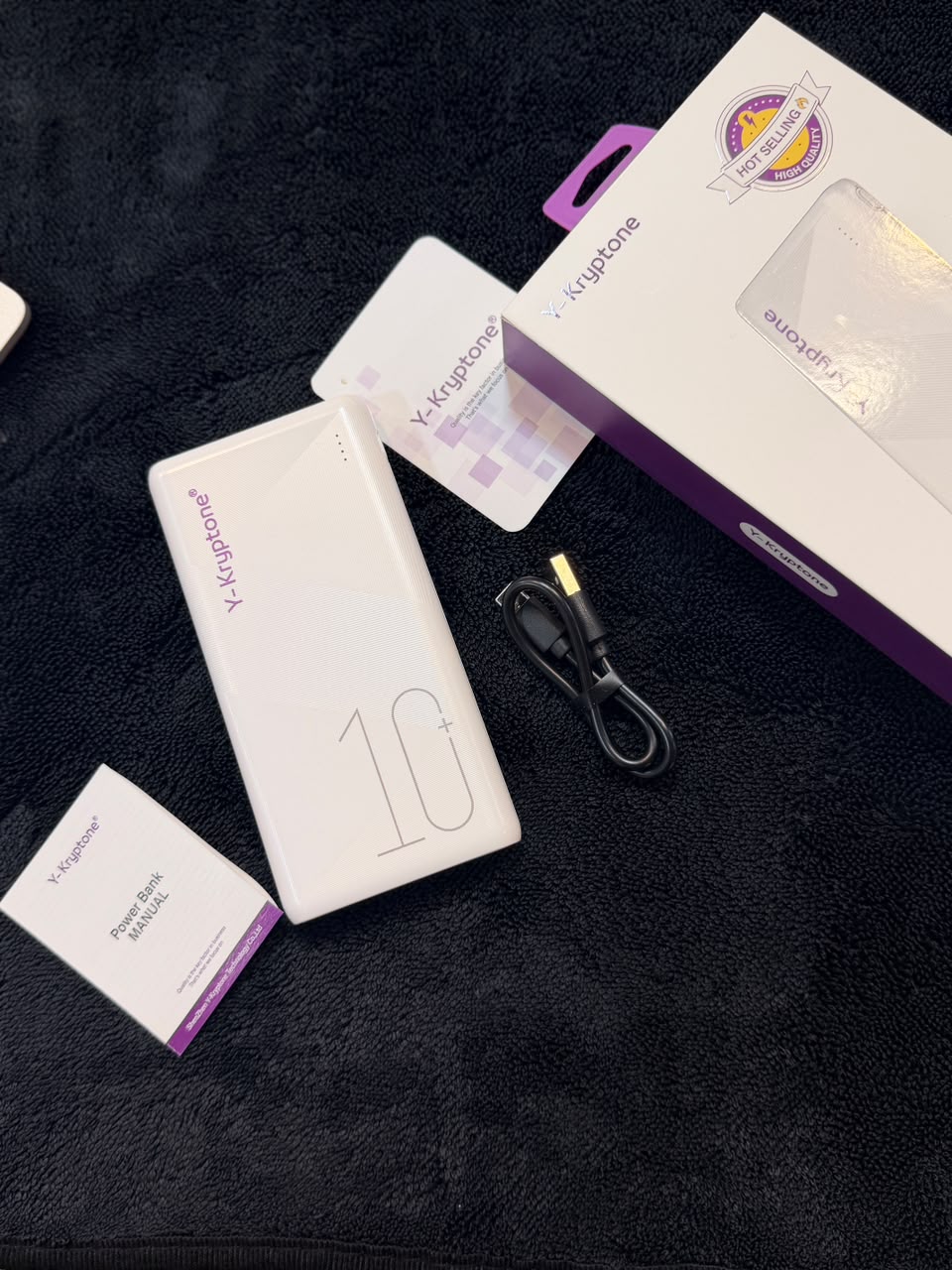 Y-Kryptone GT-11 10000mAh Power Bank – 22.5W Fast Charging